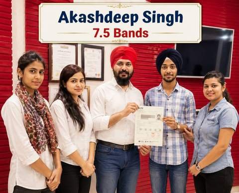 Akashdeep Singh — IELTS 7.5 Bands, Kiwi Language Academy