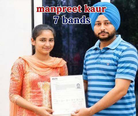 Manpreet Kaur — IELTS 7 Bands, Kiwi Language Academy