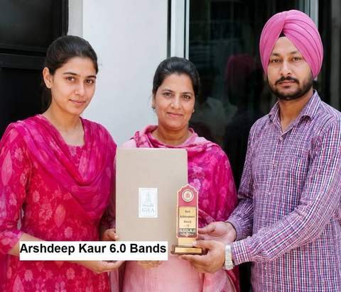 Arshdeep Kaur — IELTS 6.0 Bands, Kiwi Language Academy