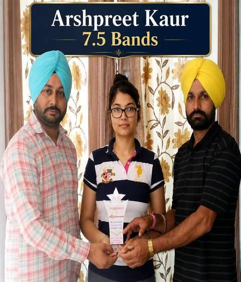 Arshpreet Kaur — IELTS 7.5 Bands, Kiwi Language Academy