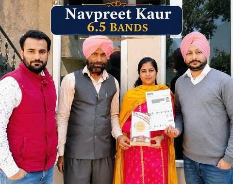 Navpreet Kaur — IELTS 6.5 Bands, Kiwi Language Academy