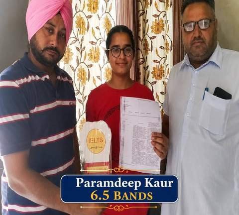 Paramdeep Kaur — IELTS 6.5 Bands, Kiwi Language Academy