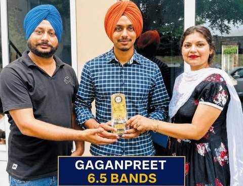 Gaganpreet — IELTS 6.5 Bands, Kiwi Language Academy