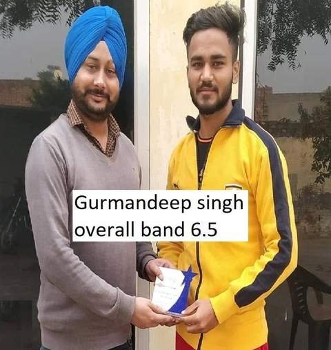 Gurmandeep Singh — Overall Band 6.5, Kiwi Language Academy