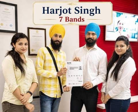 Harjot Singh — IELTS 7 Bands, Kiwi Language Academy