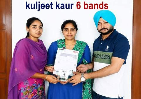 Kuljeet Kaur — IELTS 6 Bands, Kiwi Language Academy