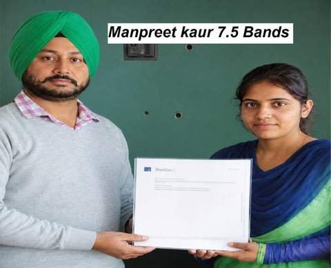 Manpreet Kaur — IELTS 7.5 Bands, Kiwi Language Academy