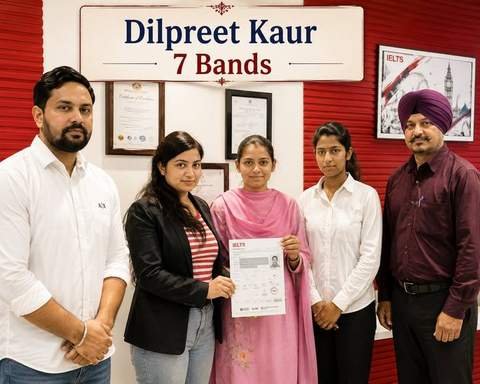 Dilpreet Kaur — IELTS 7 Bands, Kiwi Language Academy