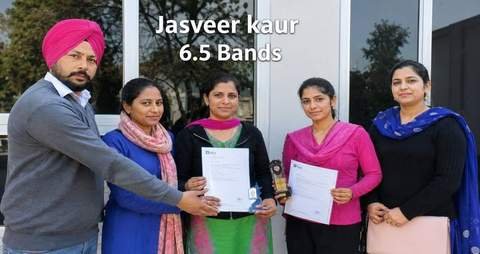 Jasveer Kaur — IELTS 6.5 Bands, Kiwi Language Academy