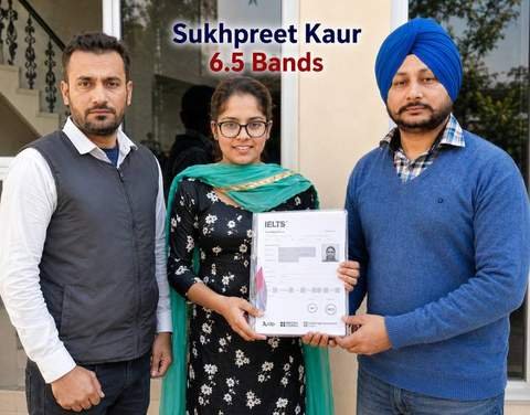 Sukhpreet Kaur — IELTS 6.5 Bands, Kiwi Language Academy
