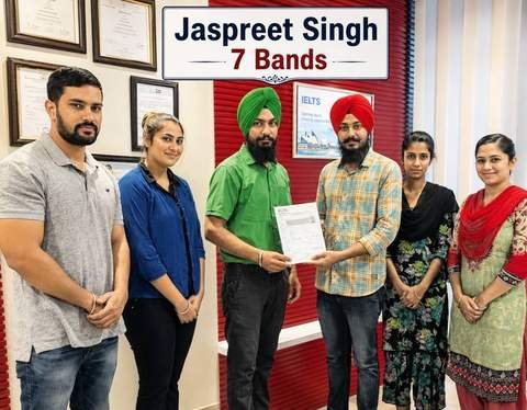 Jaspreet Singh — IELTS 7 Bands, Kiwi Language Academy
