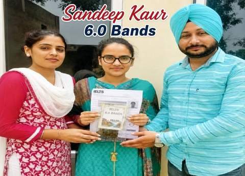 Sandeep Kaur — IELTS 6.0 Bands, Kiwi Language Academy