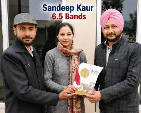 Sandeep Kaur — IELTS 6.5 Bands, Kiwi Language Academy