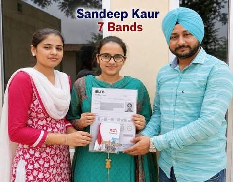 Sandeep Kaur — IELTS 7 Bands, Kiwi Language Academy