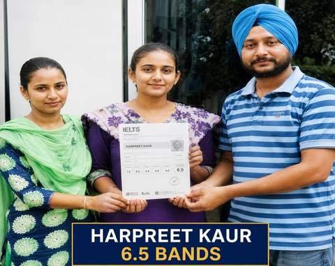 Harpreet Kaur — IELTS 6.5 Bands, Kiwi Language Academy